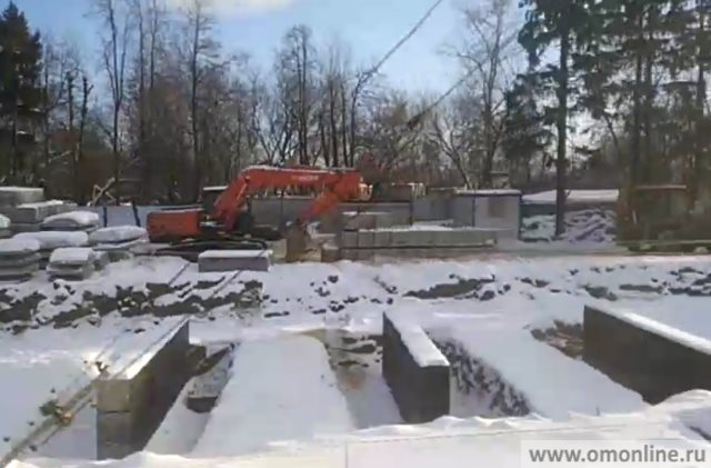 Работы по подготовке к строительству железнодорожной станции «Аминьевская» шли уже в январе 2019 года