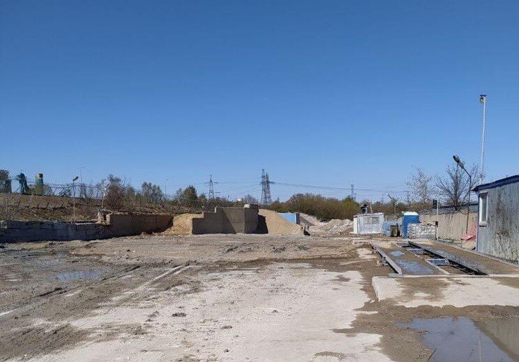 Незаконный бетонный завод промзона №37 «Очаково» демонтаж